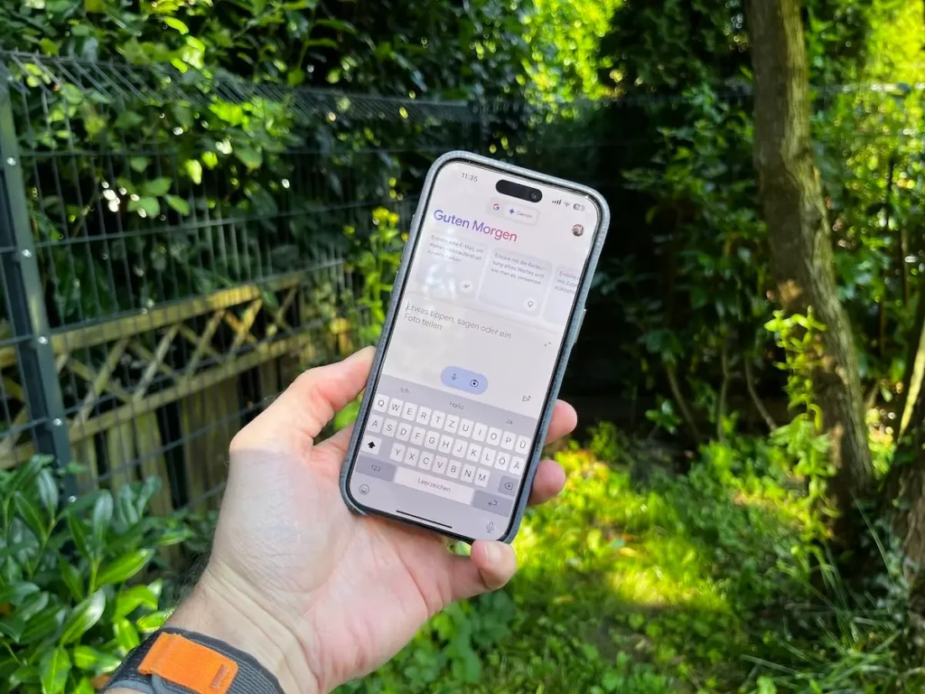Gemini auf dem iPhone