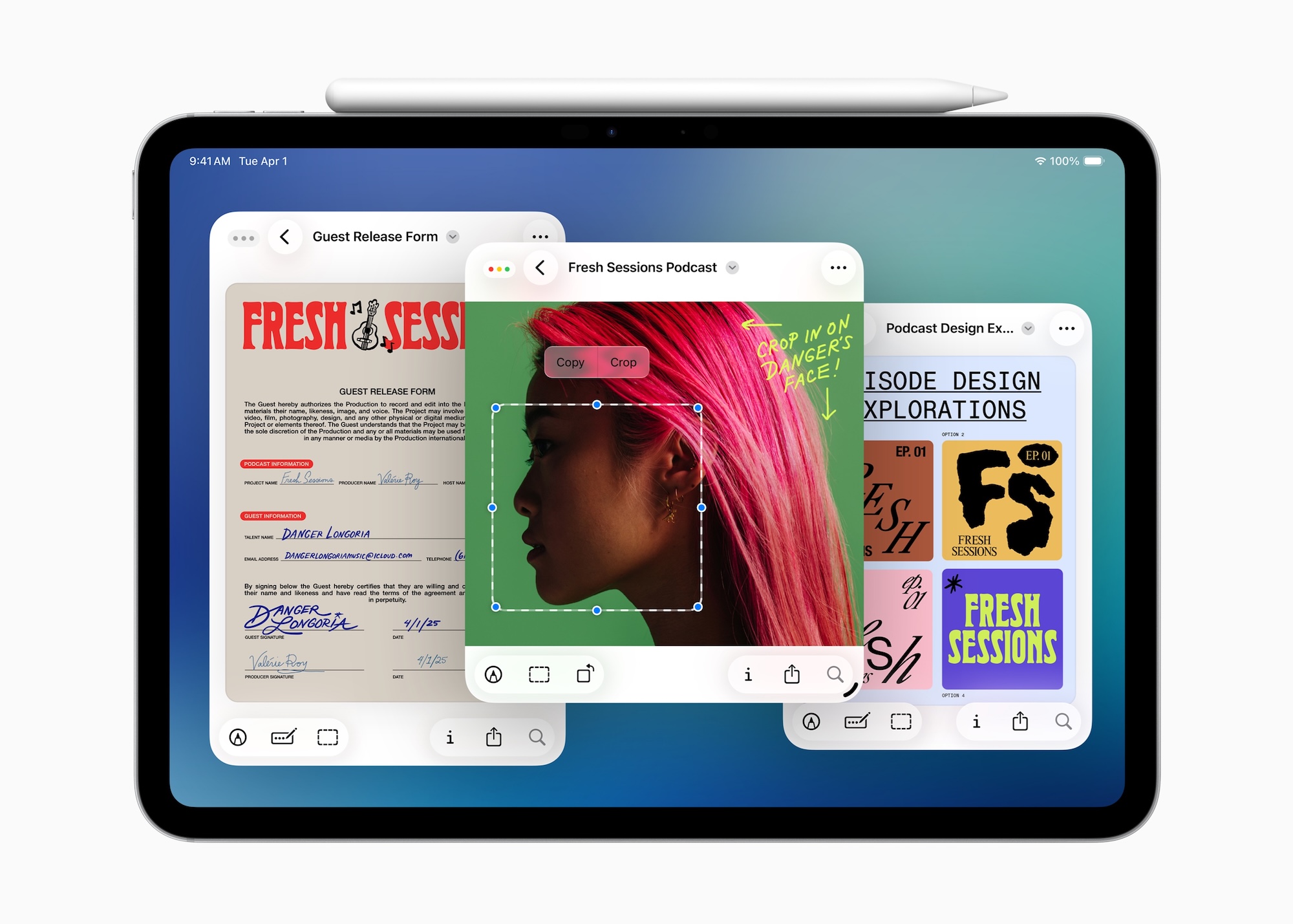 iPad mit freierem Multitasking